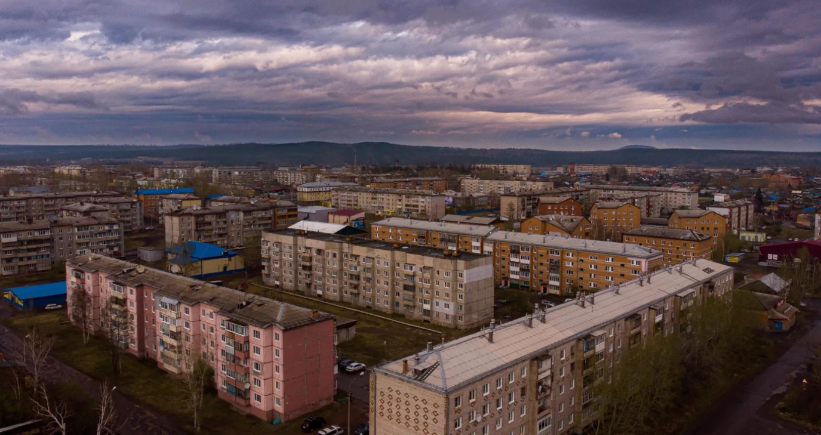 Красивая панорама Вихоревки