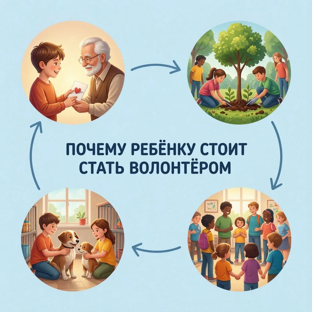 🎉 Почему ребёнку стоит стать волонтёром? 🎉