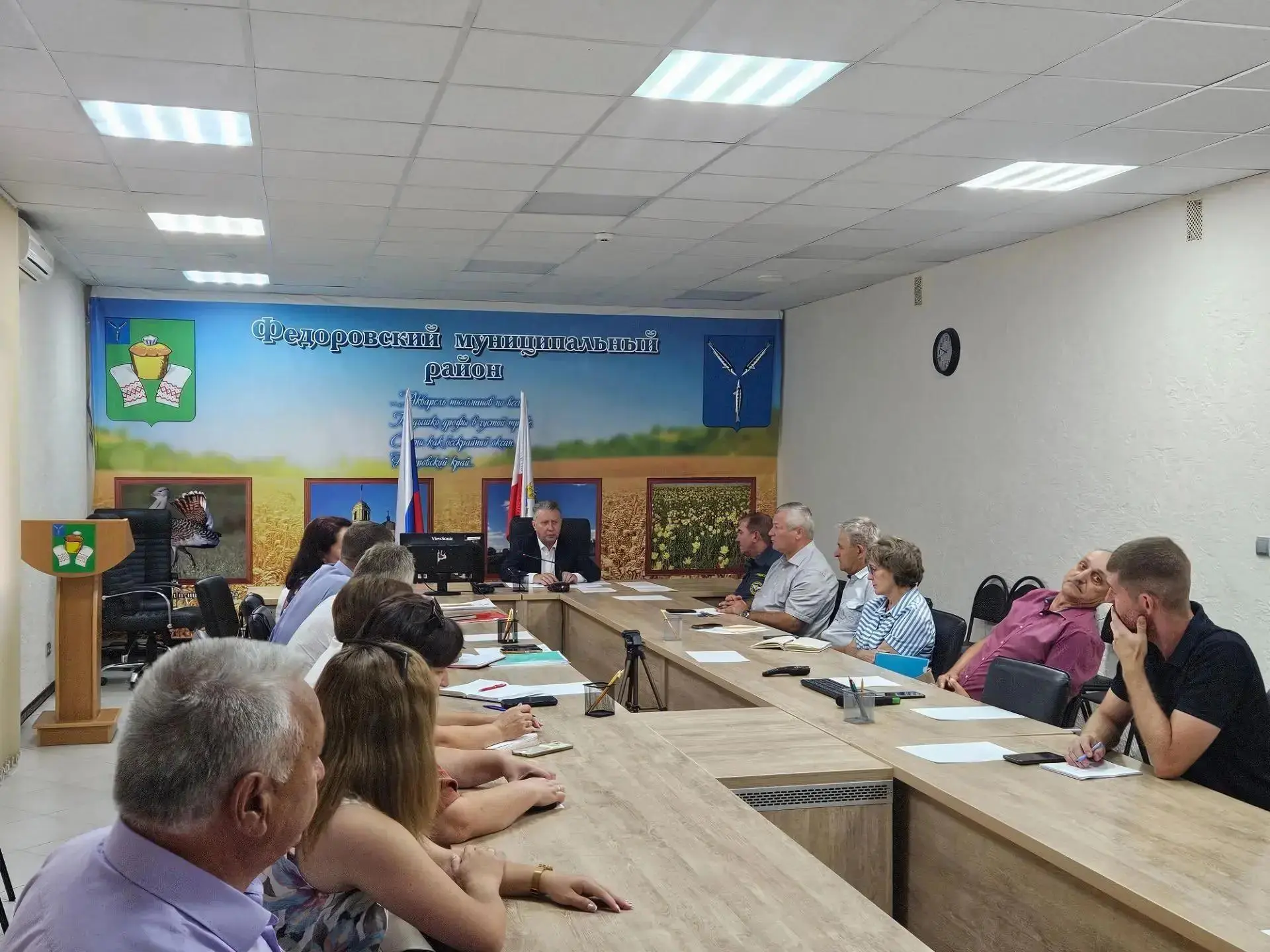 В администрации Федоровского муниципального района состоялось внеочередное заседание КЧС