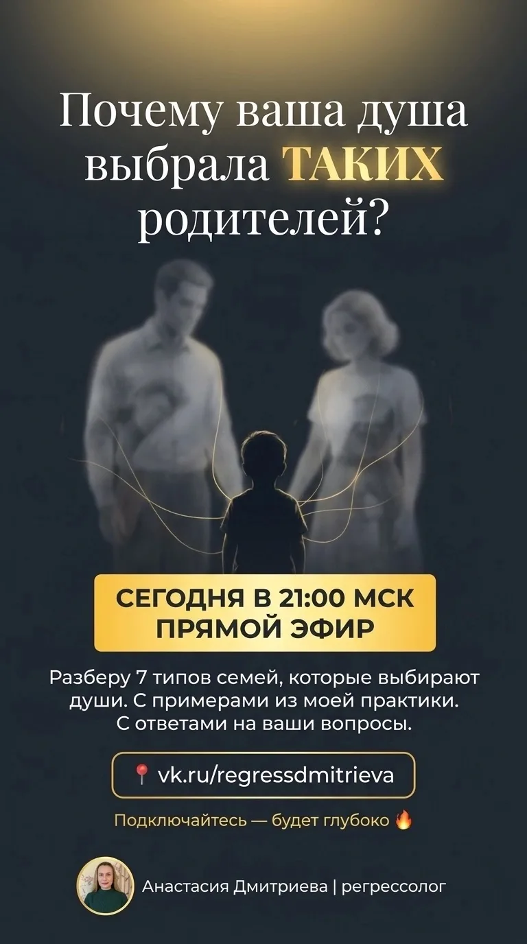 Заходите в сообщество https://vk.ru/regressdmitrieva и заходите на эфир прямо на стене.