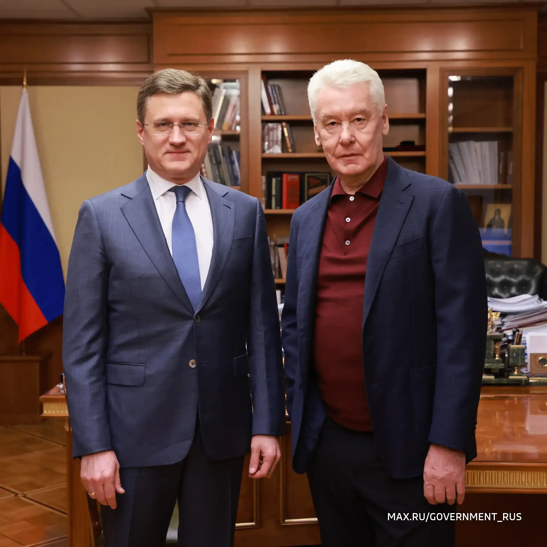 Александр Новак на встрече с Сергеем Собяниным обсудил устойчивое снабжение потребителе...