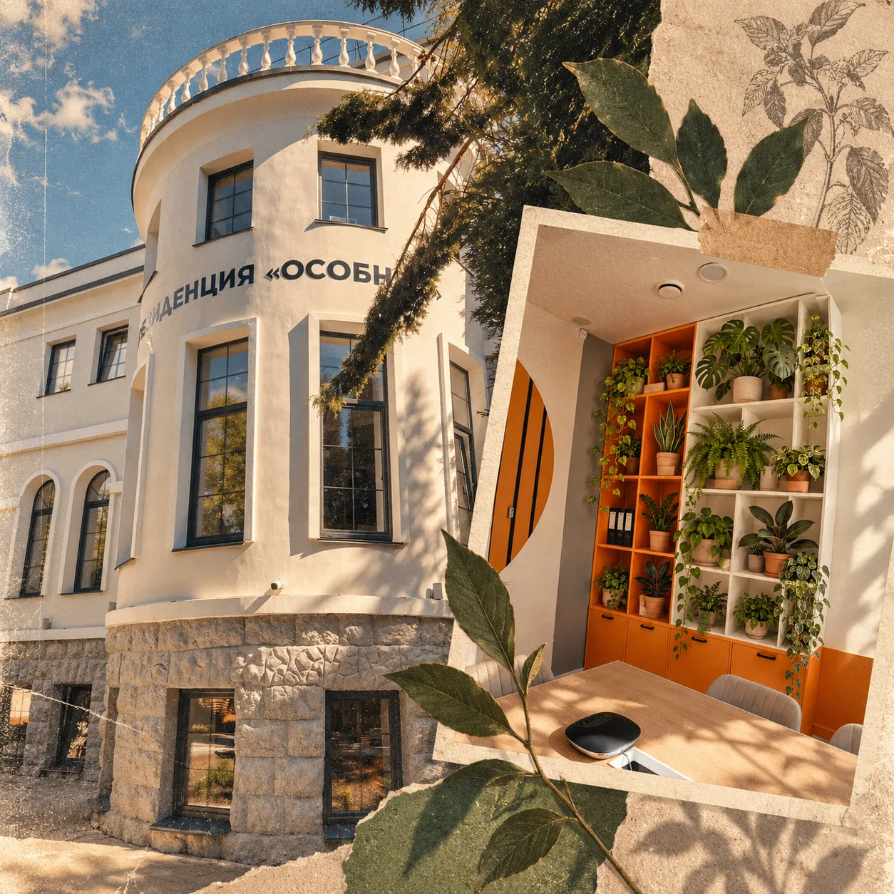 🌿 Оранжерея в «Особняке»