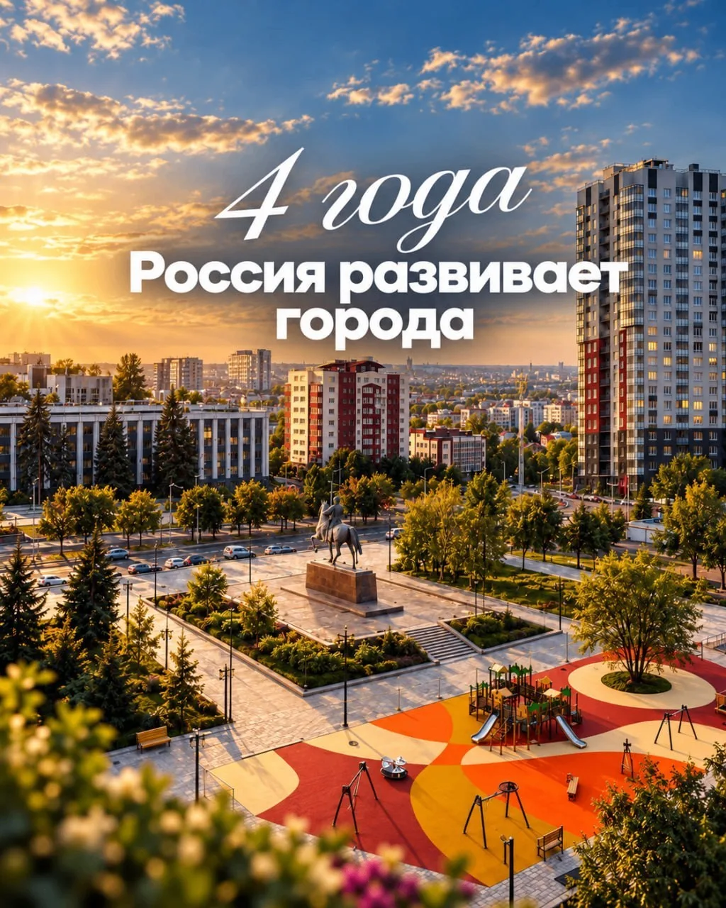 Четыре года — это время больших перемен, восстановления и движения вперёд.