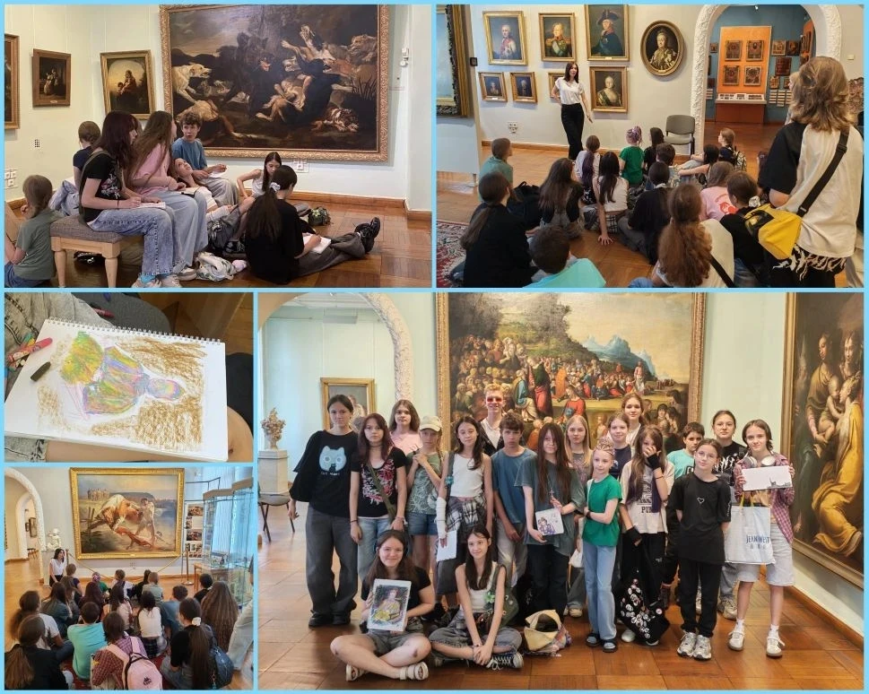 Наши юные художники вместе с педагогами Оболонской А.И., Ланкиной Ю.А., Мысовой Н.И. се...