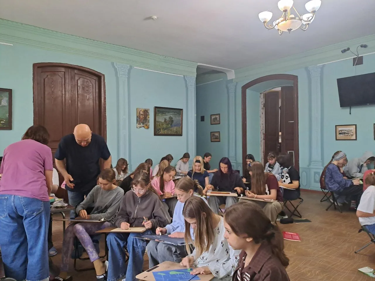 Пленэр, Троицк.