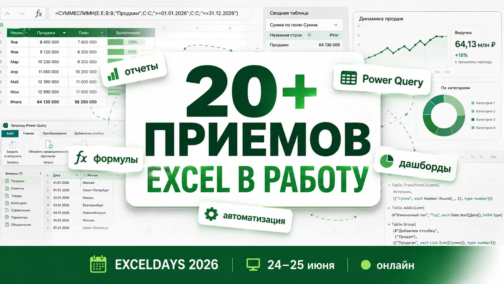 Конференция, которую стоит посетить, если Excel у вас открыт почти каждый день (Завтра повышаем цены