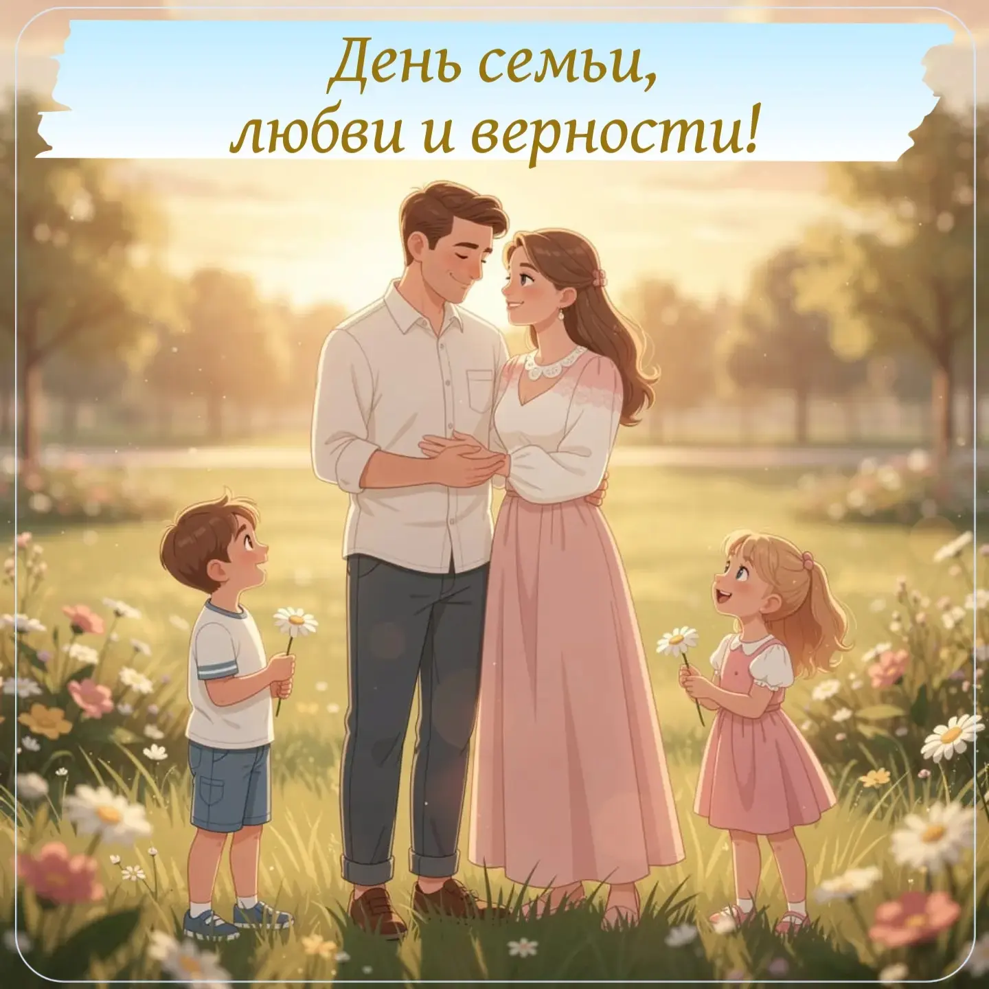 Если взять Любовь и Верность, 
К ним добавить чувство Нежность,
Все умножить на года, 
То получится 
