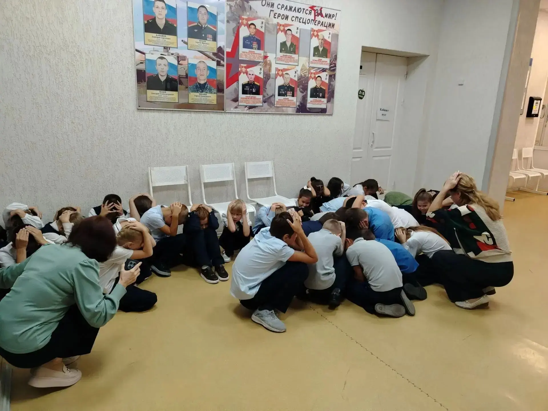 В школе №3 прошли учения в рамках месячника безопасности