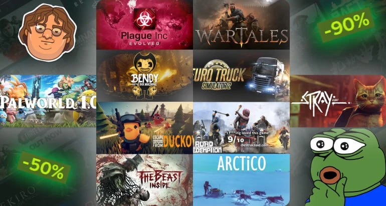 🎮 Топ 10 инди игр по хорошей скидке