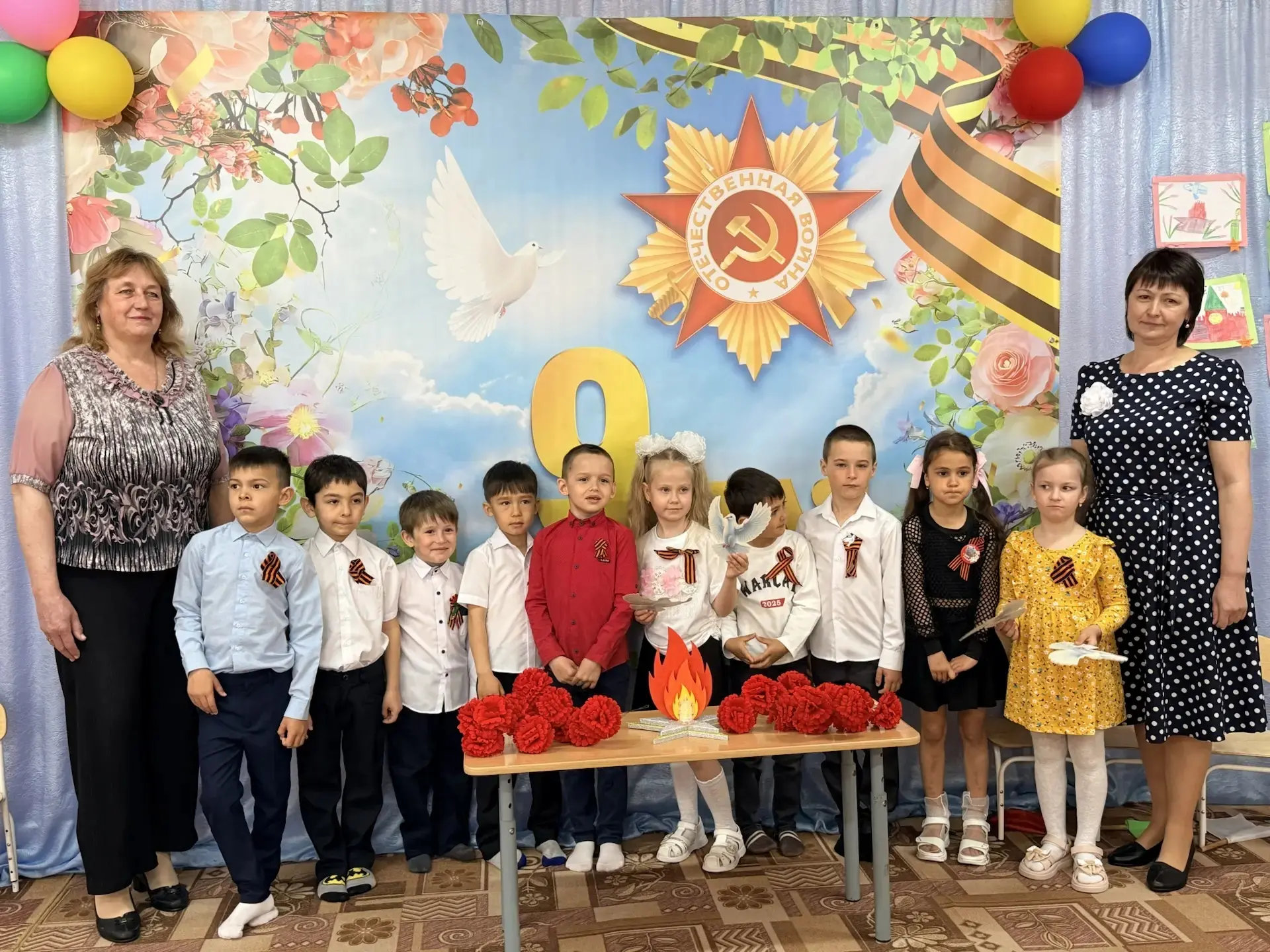 ✨ Вчера в старшей группе прошёл утренник, посвящённый Дню Победы! ✨