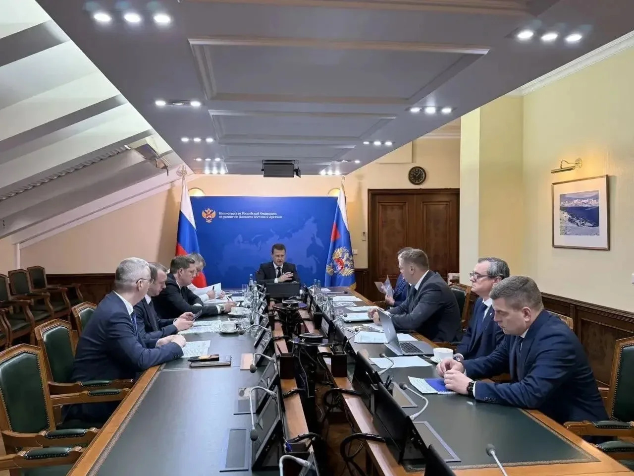 Принял участие в совещании под руководством министра РФ по развитию Дальнего Востока и ...