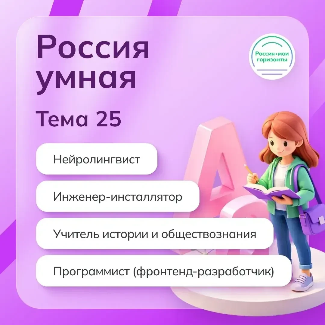 Сегодняшнее профориентационное занятие в рамках внеурочных занятий "Россия-мои горизонты" в нашем ли