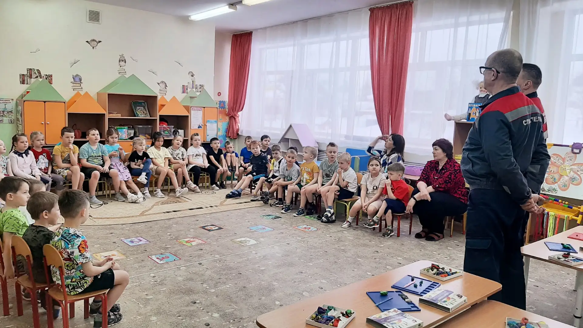 ❗Спасатели МЧС в гостях у ребят!