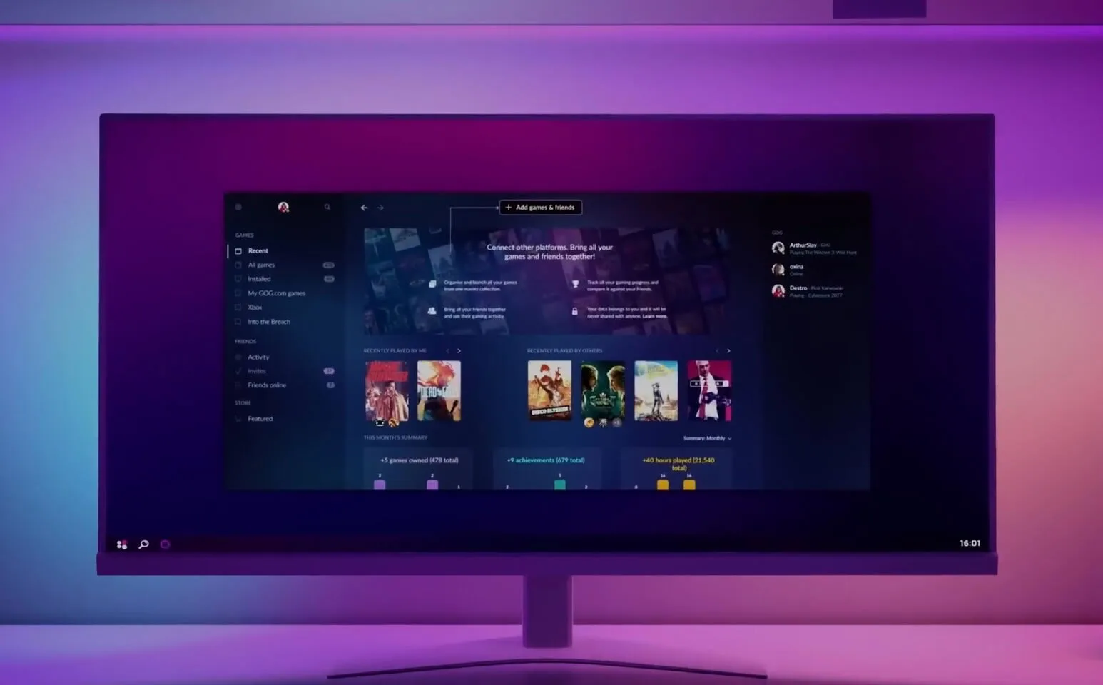 GOG Galaxy выходит на Linux в качестве собственного приложения