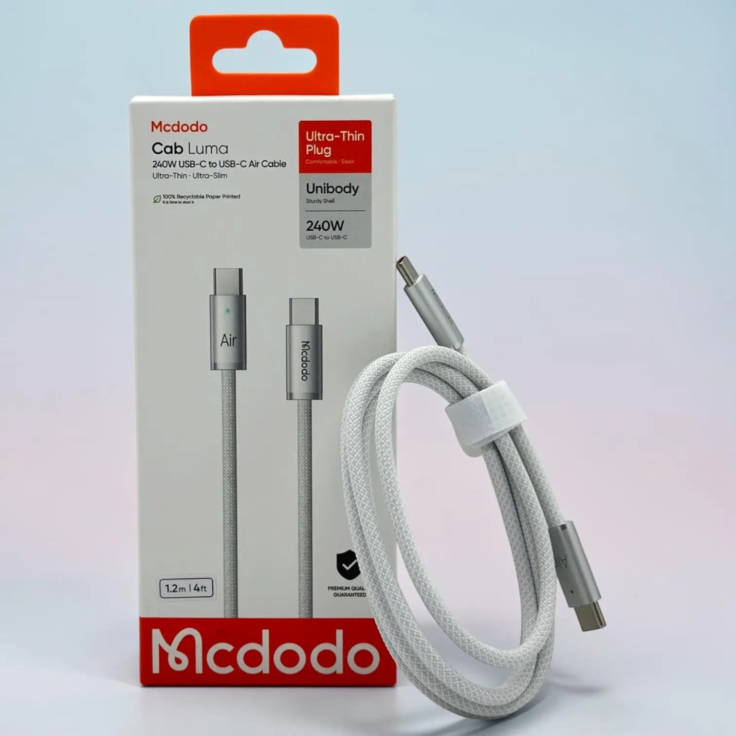 Мощный, прочный, красивый - кабель McDodo CA-7082 для устройств с разъёмом USB-C😎