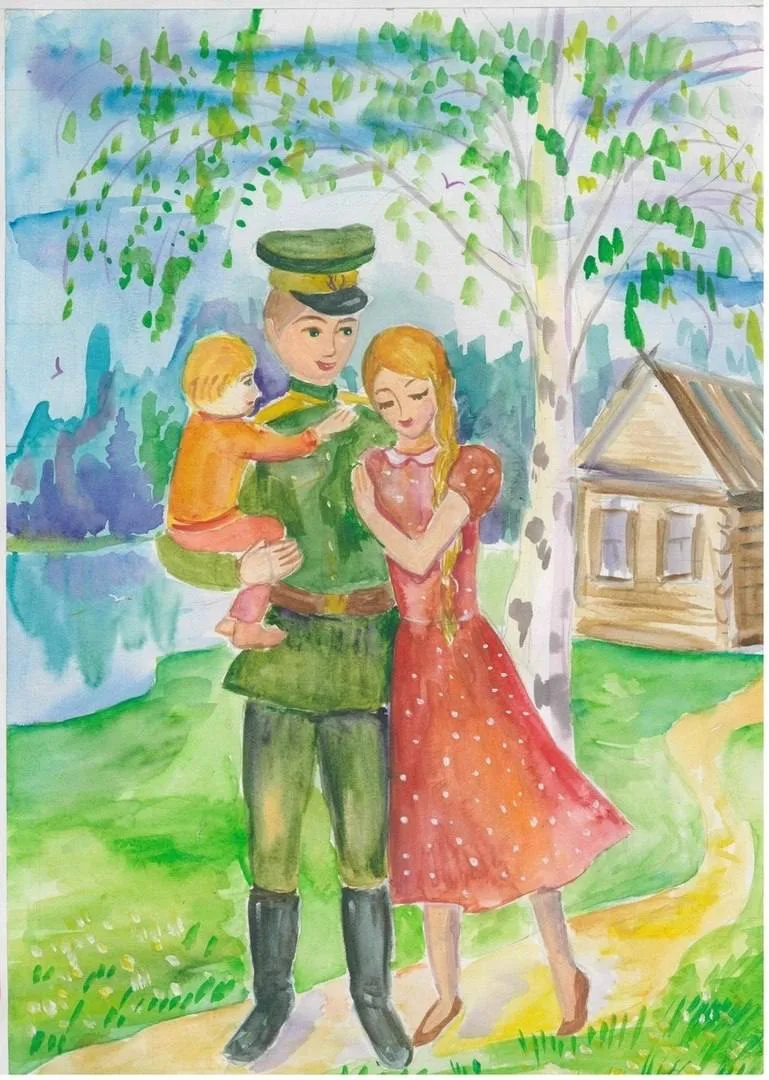 Идея для рисунков на 9 мая  ❤ — если понравилась идея   Поделки