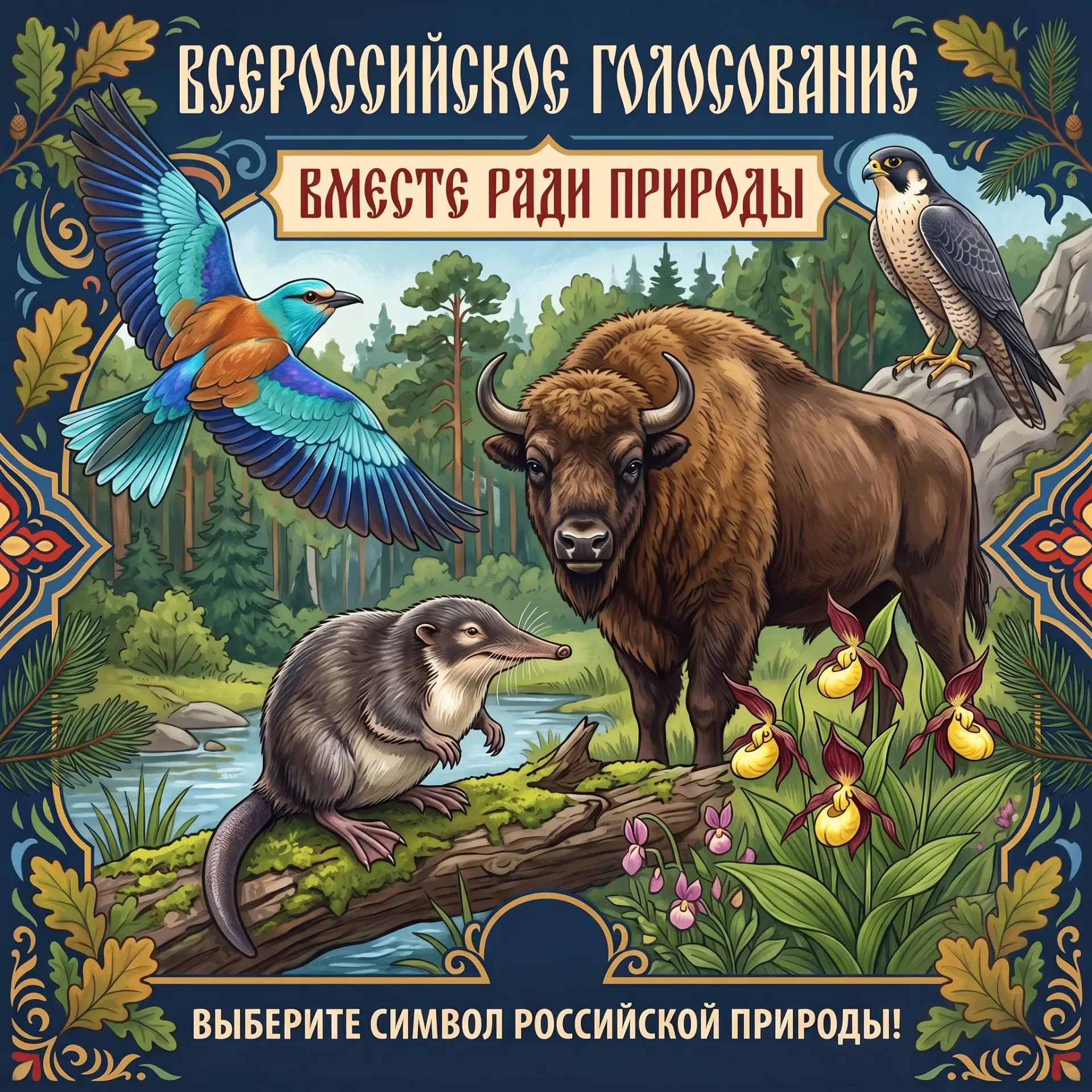 Стартовало масштабное Всероссийское голосование в рамках проекта «Вместе для дикой прир...