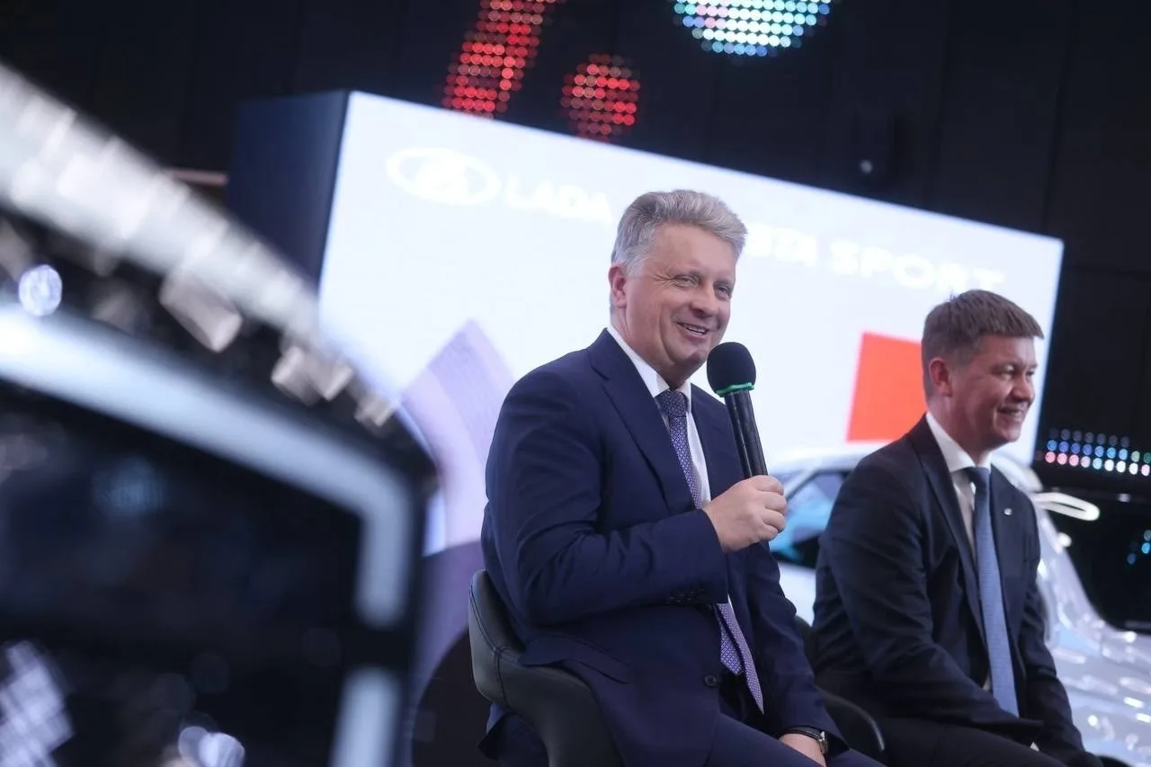 Глава АВТОВАЗа Максим Соколов в кулуарах съезда Российского союза промышленников и пред...