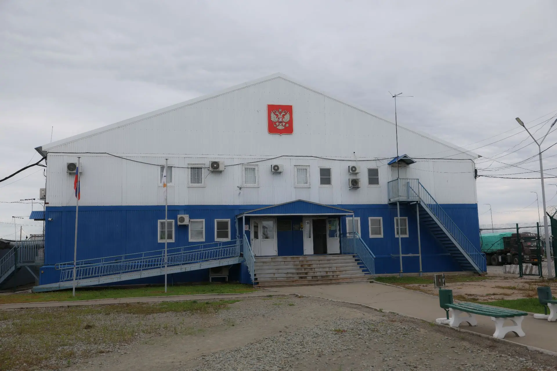 В рамках рабочего визита в Ленинский район посетили смешанный международный пункт пропу...