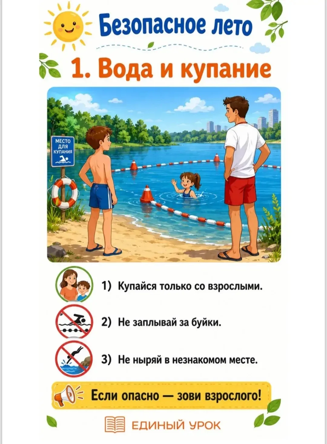 «Безопасность — твой главный маршрут к счастливому лету!»