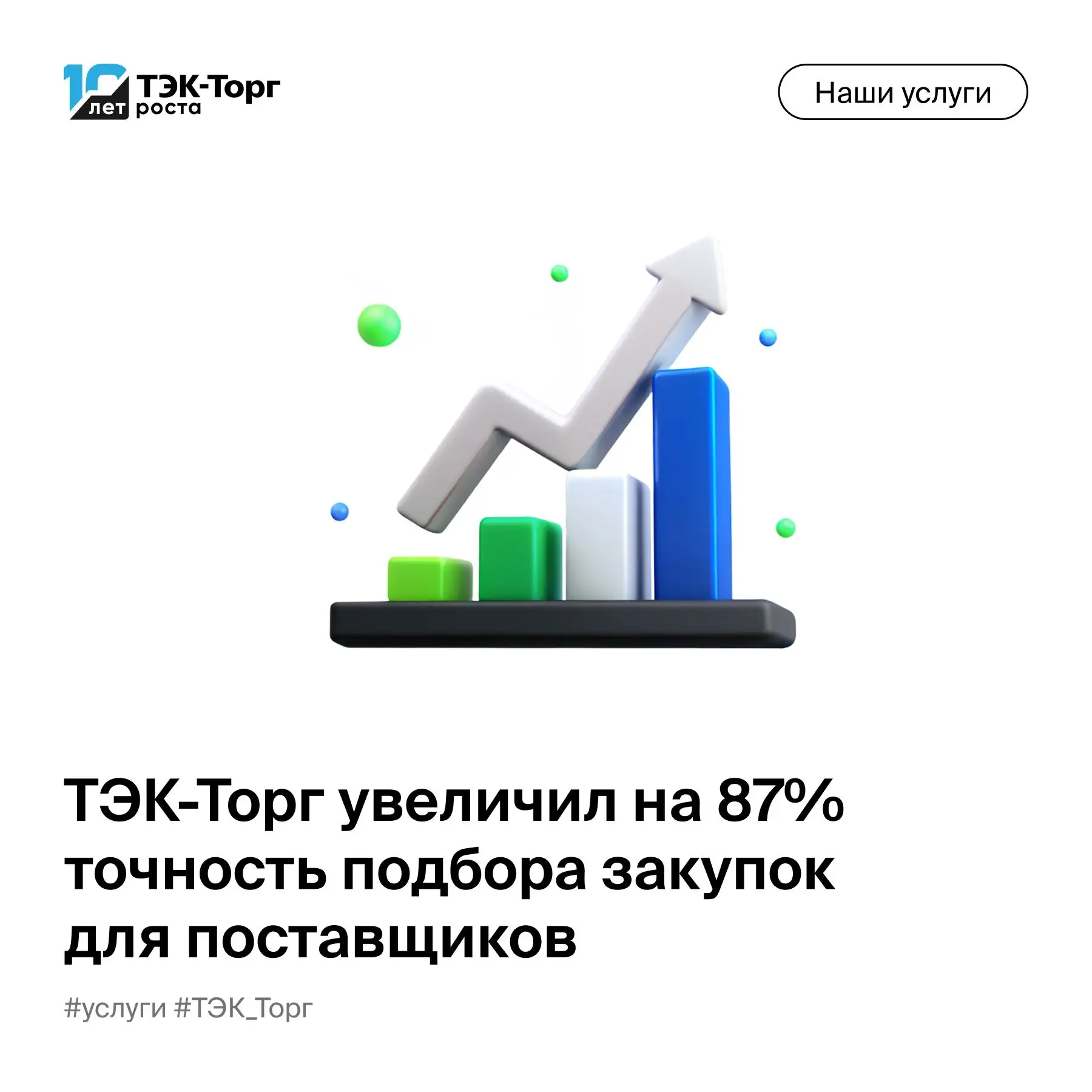 📝 Подходящая закупка может потеряться среди сотен нерелевантных тендеров. Поэтому в услуге «Подбор 