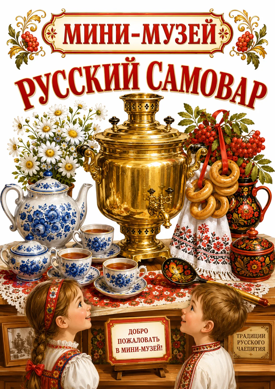 Мини-музей «Русский самовар»

Продолжаем нашу серию мини-музеев для детского сада! На этот раз ребят