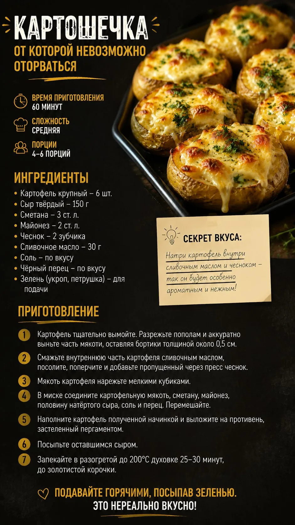 Классная закуска на скорую руку ✅