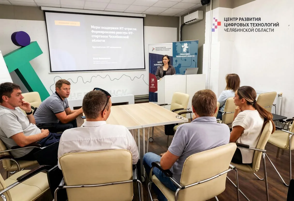 Итоги круглого стола для ИТ-стартапов в Центре развития цифровых технологий Челябинской...