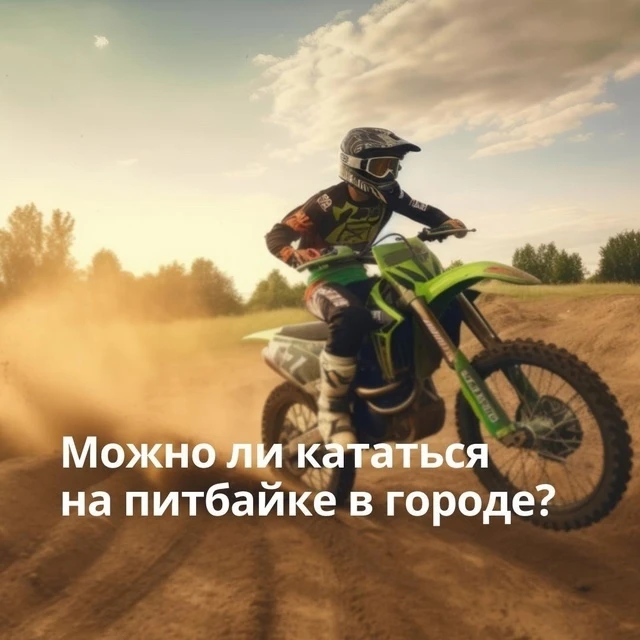 Питбайк не игрушка, а источник опасности 🏍