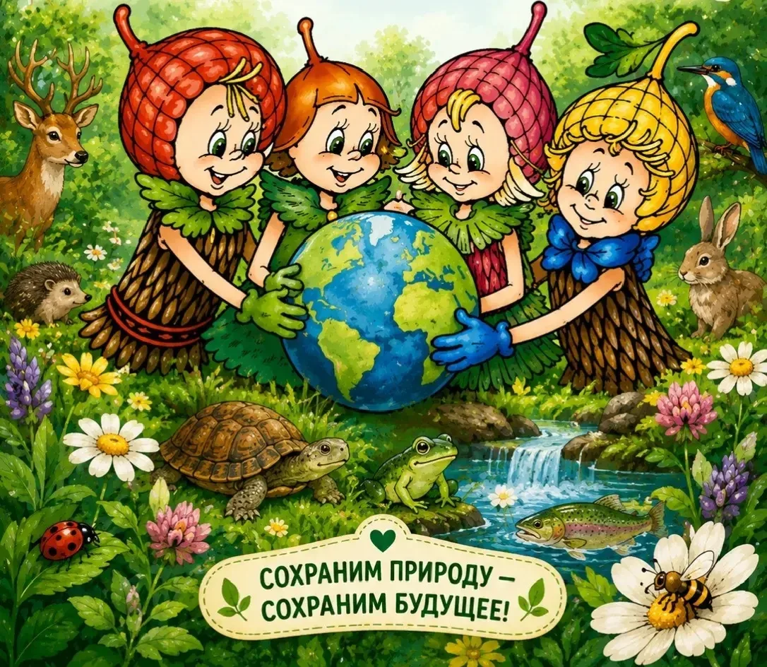 Эколята — это сказочные герои (Умница, Шалун, Тихоня и Ёлочка), которые рассказывают ре...