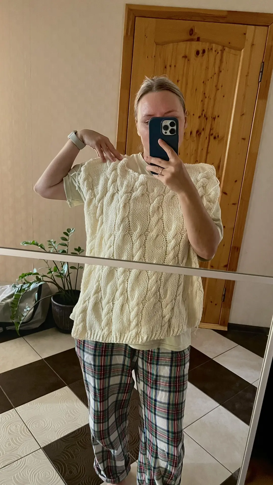 Начала очередное довязывание своих недовязов 😂😂😂, может в этот раз получится избавит...