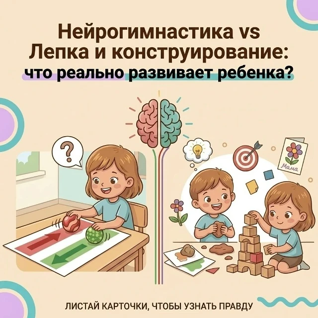 🧠 Нейротренажеры или привычная лепка: что мы выбираем в детском саду?