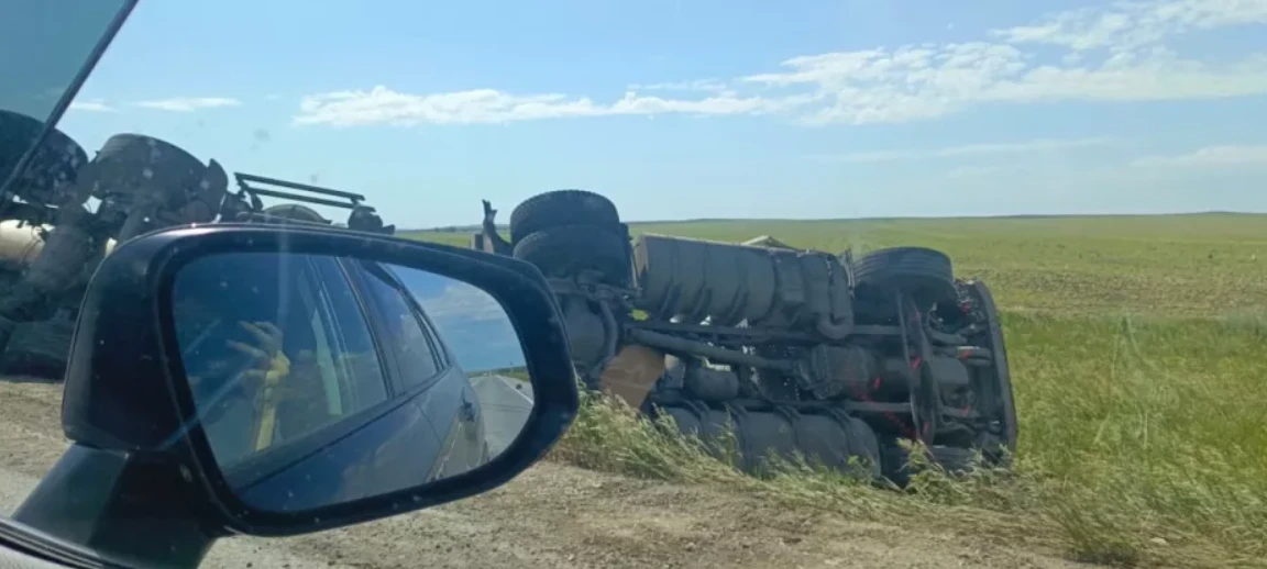 Молоковоз перевернулся на трассе в Алтайском крае

На трассе в Курьинском районе днем 15 июня произо