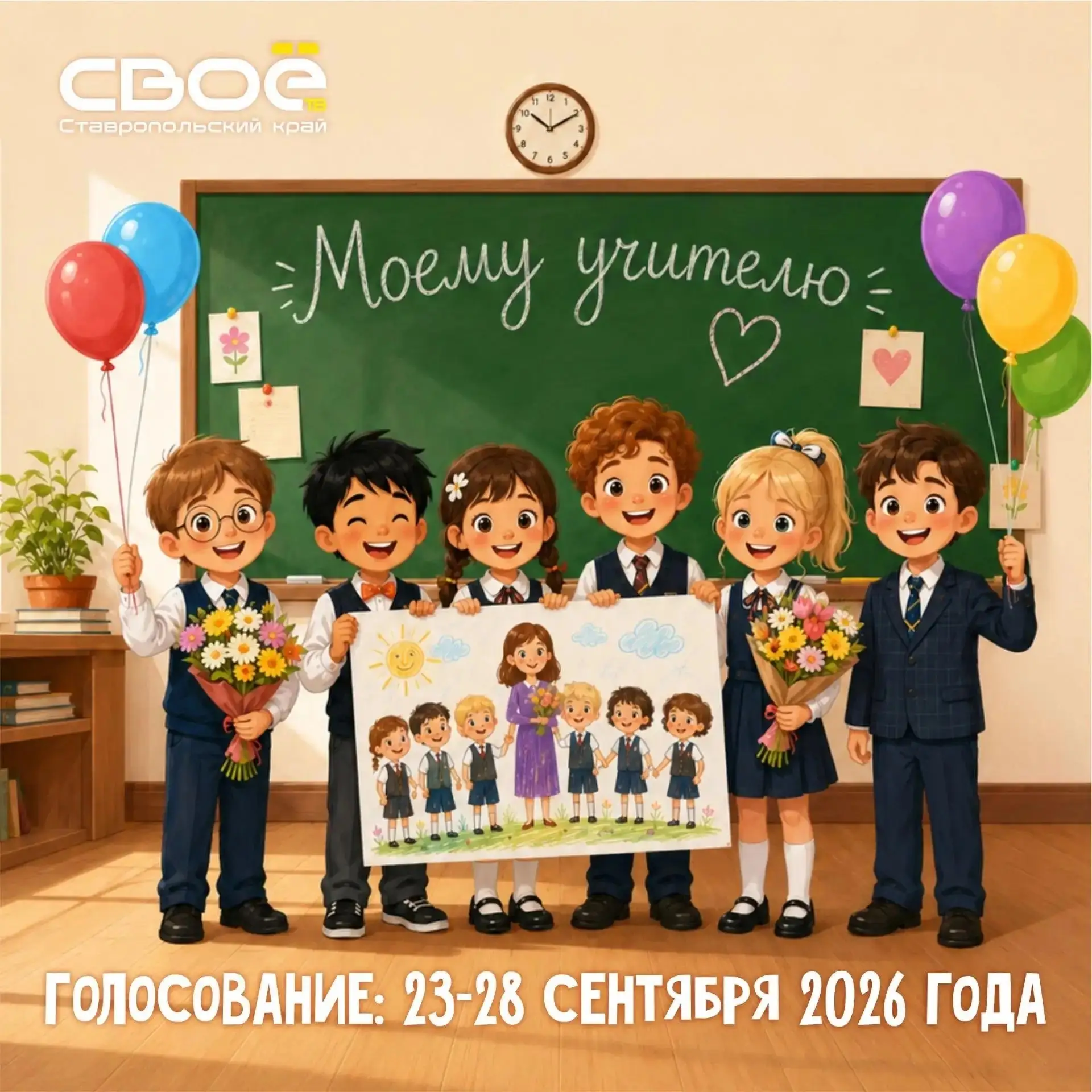 Невинномысск в финале проекта «Моему учителю»!