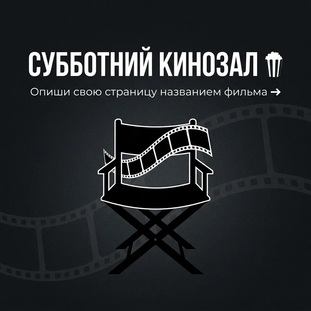 Субботний кинозал 🍿