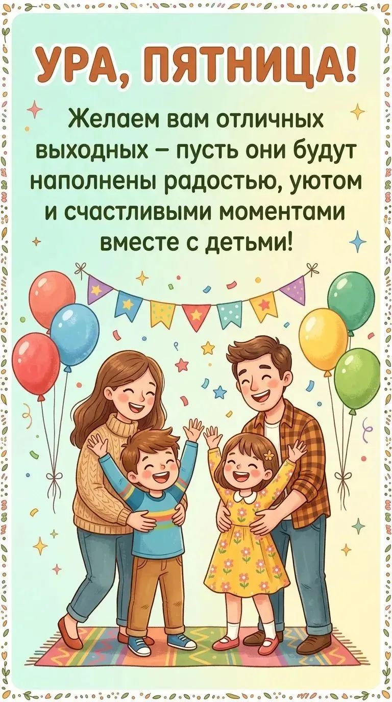 🎉 Ура, пятница! 🎉