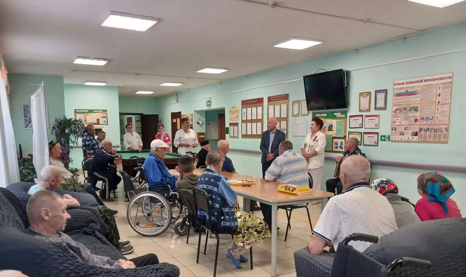 🤝В Мамадышском доме-интернате для престарелых и инвалидов прошла встреча с представите...