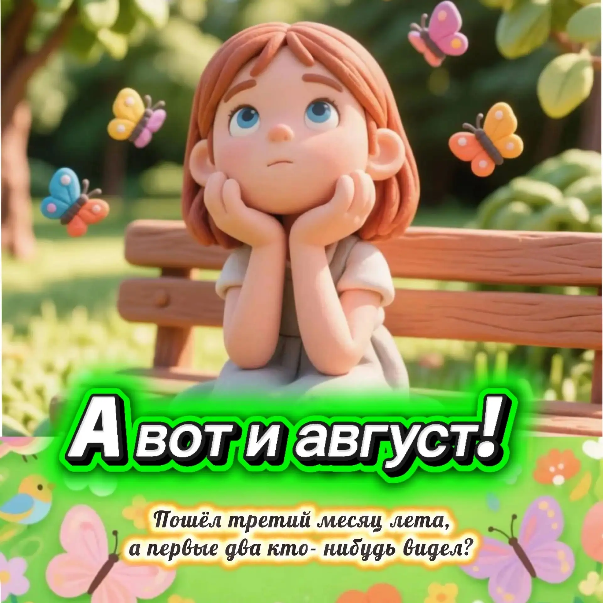 Привет, друзья! На дворе уже август — последний летний месяц! ☀️
