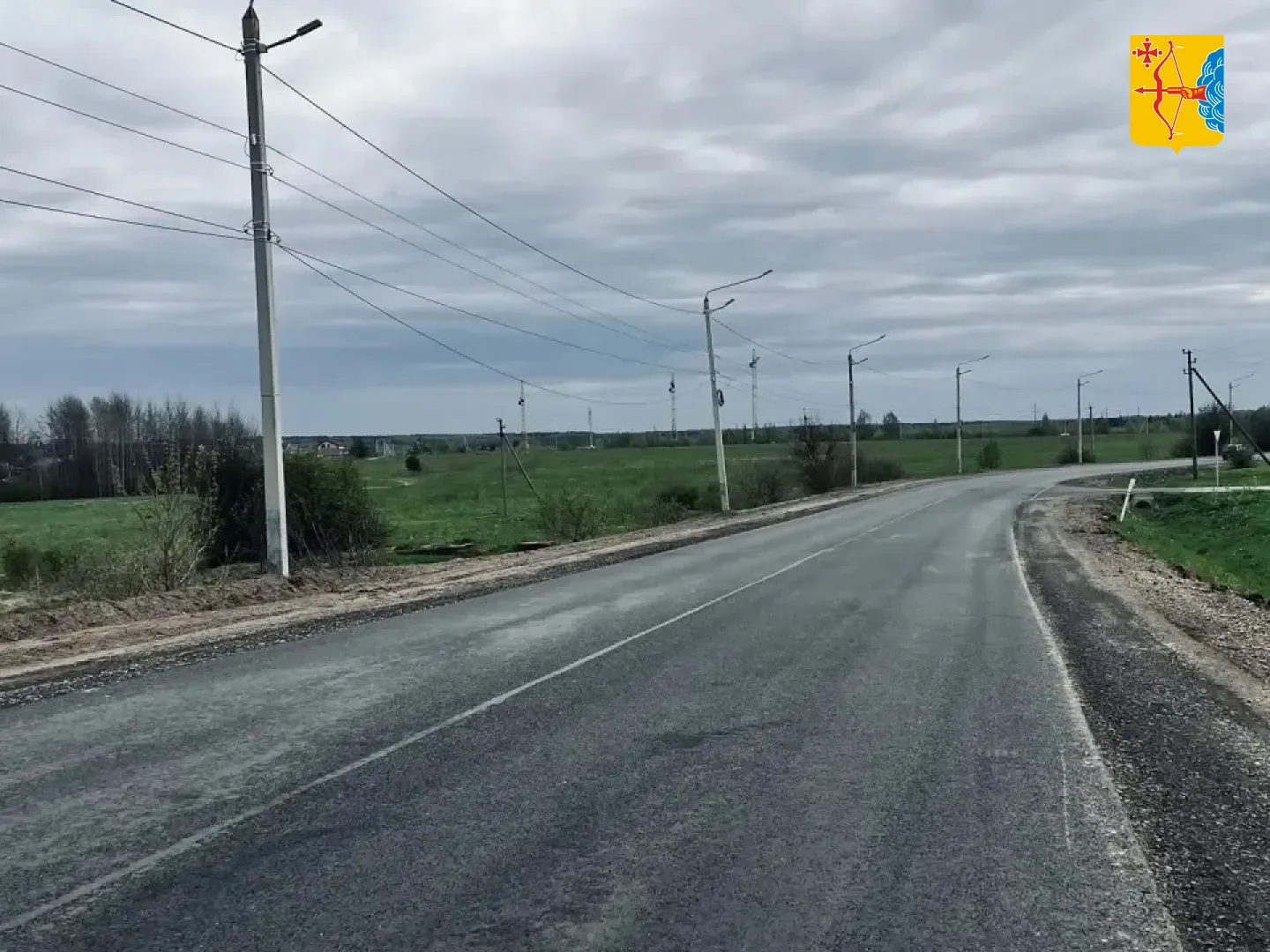 🚜В Кировской области завершился ремонт дороги Сошени — Радужный. Работы провели в рамках национально