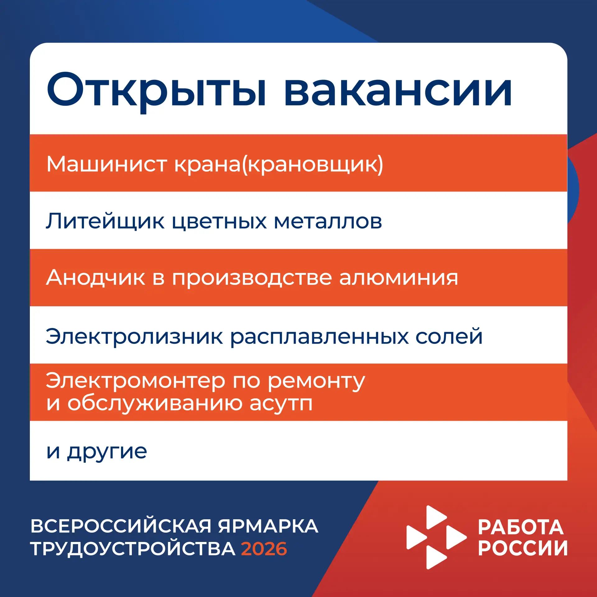 🚀 Продолжаем знакомить вас с работодателями — участниками регионального этапа Всероссийской ярмарки 