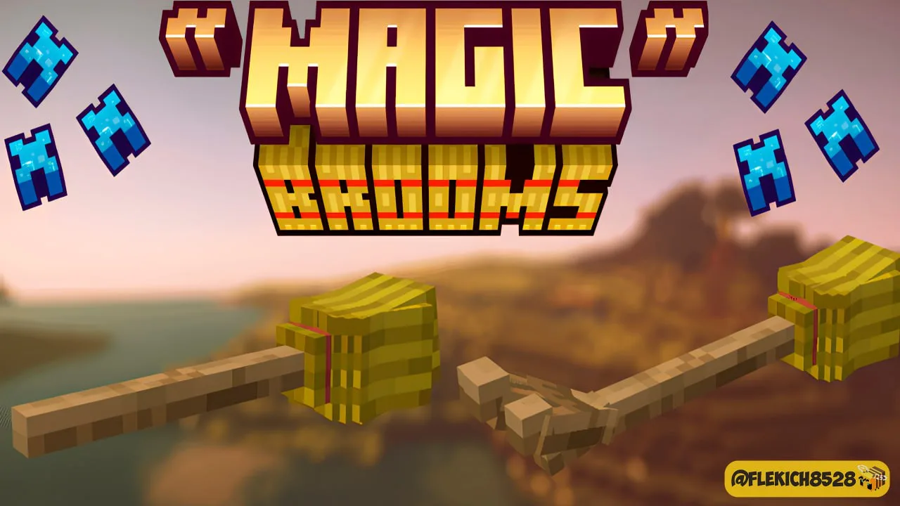 🎮Полёты на метле

С аддоном Magic Brooms в Minecraft Bedrock будет добавлена атмосфера магии, с кот