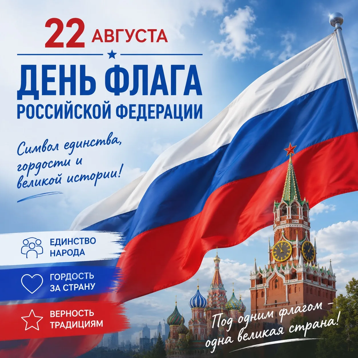 С Днём Государственного флага России!