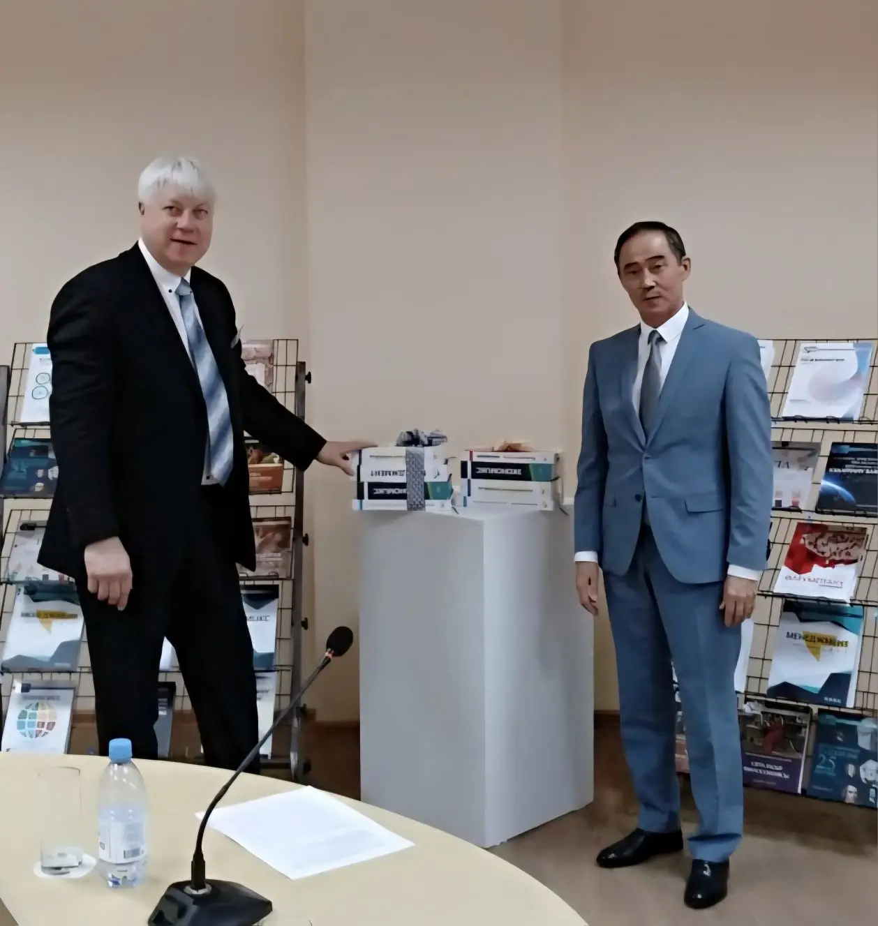 Сегодня подписал два десятка экземпляров нашей монографии Казахстанским друзьям и партн...