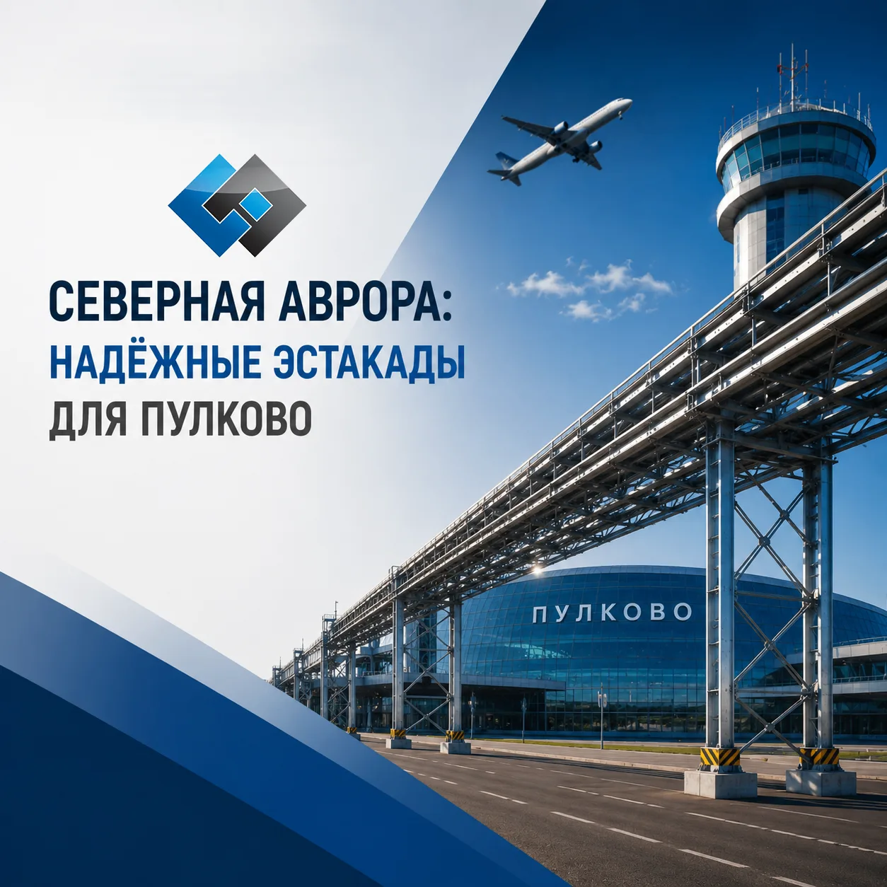 Северная Аврора: надёжные эстакады для Пулково — опыт, которому доверяют ✈️