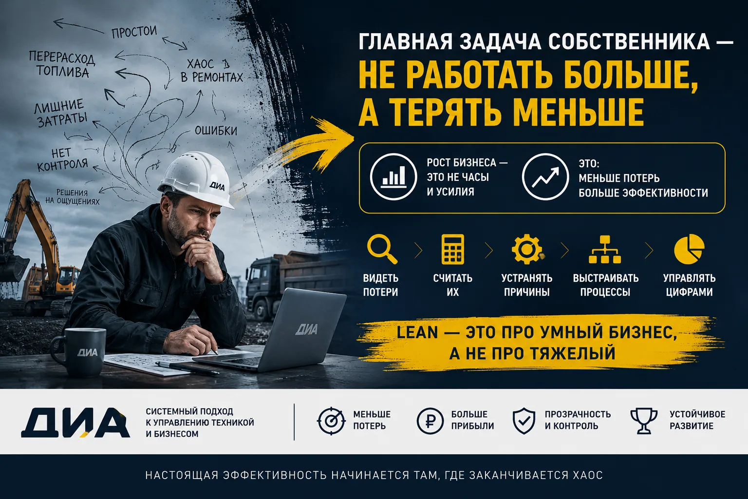 Главная задача собственника — не работать больше, а терять меньше