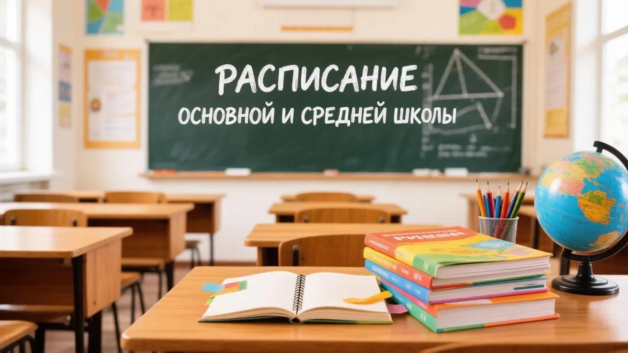 Расписание с 5 по 7 и с 8 по 11 классы:
