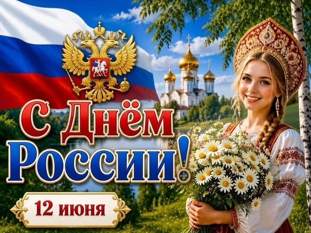 🇷🇺✨ 12 июня — День России ✨🇷🇺

Сегодня отмечается один из главных государственных праздников стр
