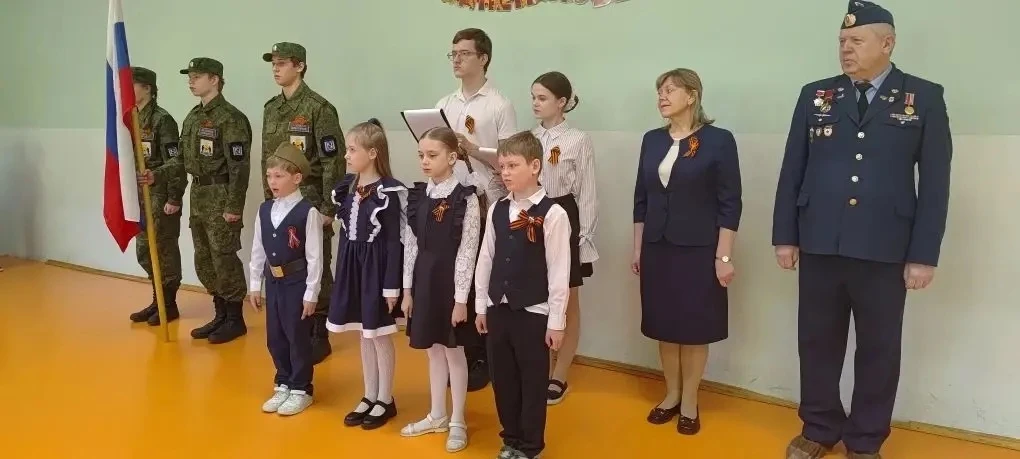 В преддверии великого праздника Дня Победы в гимназии состоялась торжественная церемония посвящения 