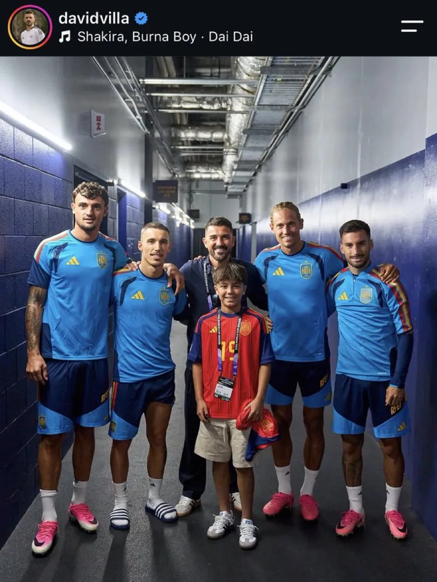 Давид Вилья с испанцами из «Атлетико» в США! 🇺🇸🇪🇸🔴⚪️