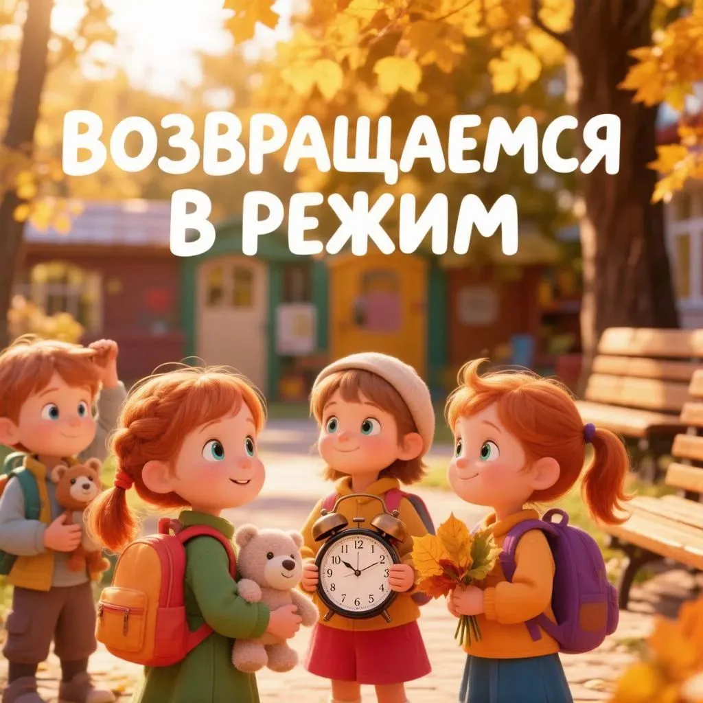 Прощай, сонный режим: как плавно вернуться к графику детского сада? ⏰🛌